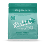 Green Juju Green Juju Frozen Patties - Rabbit Recipe Raw Diet