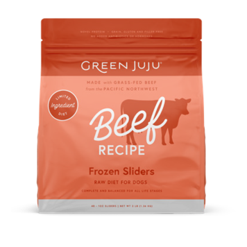 Green Juju Green Juju Frozen Sliders - Beef Recipe Raw Diet