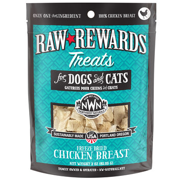 Northwest Naturals Raw Rewards Treats Freeze Dried Chicken Breast for Dogs & Cats