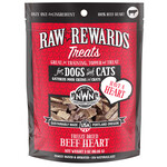 Northwest Naturals Raw Rewards Treats Freeze Dried Beef Heart for Dogs & Cats