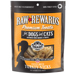 Northwest Naturals Raw Rewards Premium Treats Freeze Dried Turkey Necks for Dogs & Cats