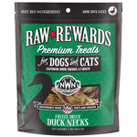 Northwest Naturals Raw Rewards Premium Treats Freeze Dried Duck Necks for Dogs & Cats