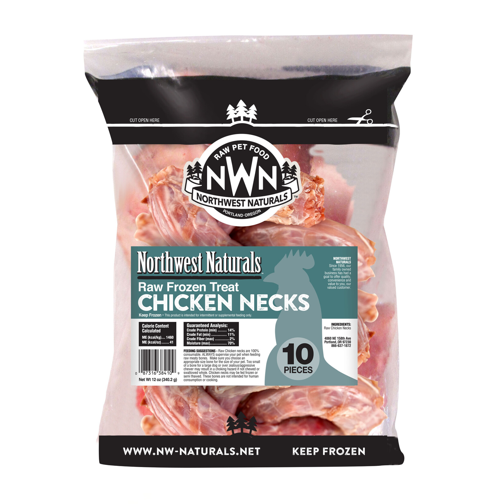 Northwest Naturals Northwest Naturals Raw Frozen Chicken Necks