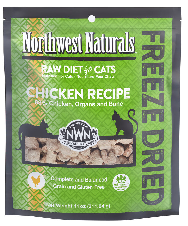 Northwest Naturals Northwest Naturals Raw Diet for Cats - Freeze Dried Chicken Recipe