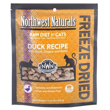 Northwest Naturals Northwest Naturals Raw Diet for Cats - Freeze Dried Duck Recipe
