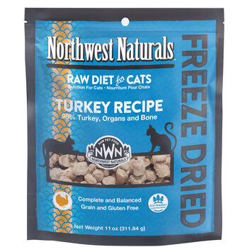 Northwest Naturals Northwest Naturals Raw Diet for Cats - Freeze Dried Turkey Recipe