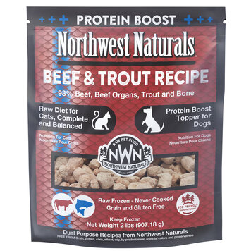 Northwest Naturals Northwest Naturals Raw Diet for Cats - Beef & Trout Recipe