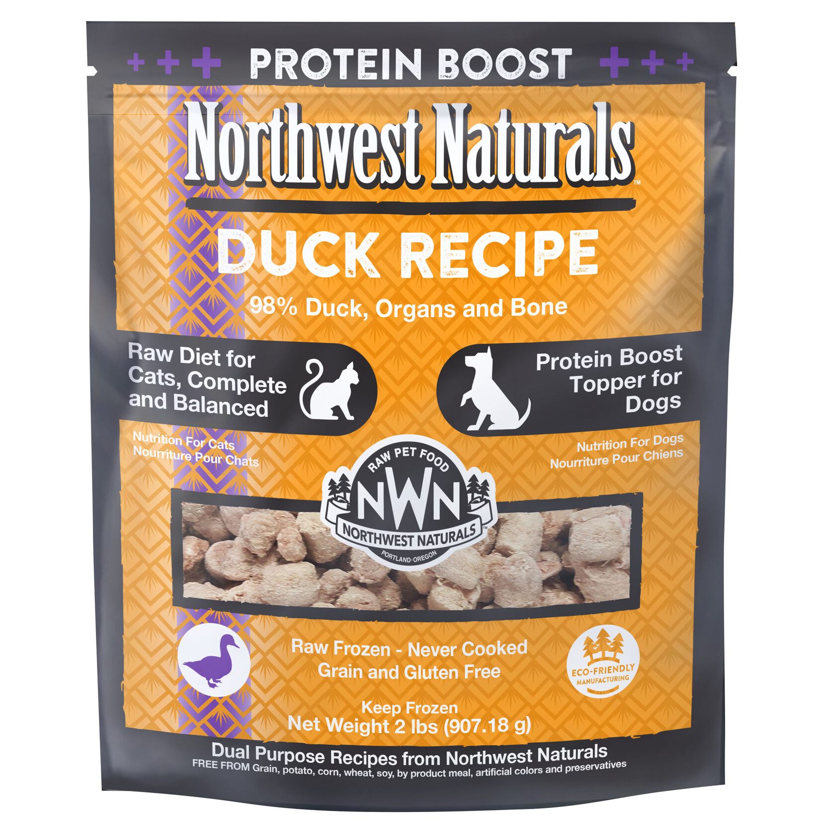 Northwest Naturals Northwest Naturals Raw Diet for Cats - Duck Recipe