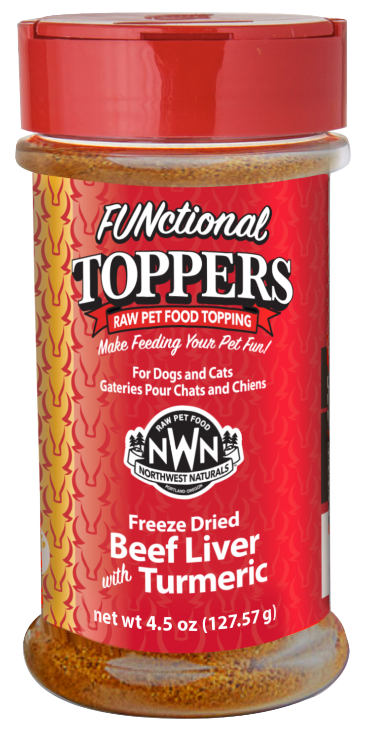 Northwest Naturals Northwest Naturals FUNctional Toppers - Freeze Dried Beef Liver with Turmeric