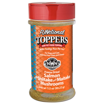 Northwest Naturals Northwest Naturals FUNctional Toppers - Freeze Dried Salmon with Shiitake and Maitake Mushrooms