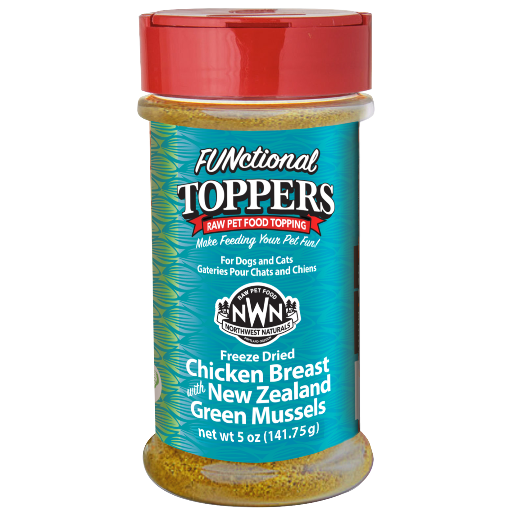 Northwest Naturals Northwest Naturals FUNctional Toppers - Freeze Dried Chicken Breast with New Zealand Green Mussels