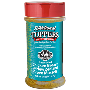 Northwest Naturals Northwest Naturals FUNctional Toppers - Freeze Dried Chicken Breast with New Zealand Green Mussels