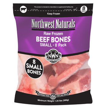 Northwest Naturals Northwest Naturals Frozen Raw Beef Bones 1"-2" (Small)
