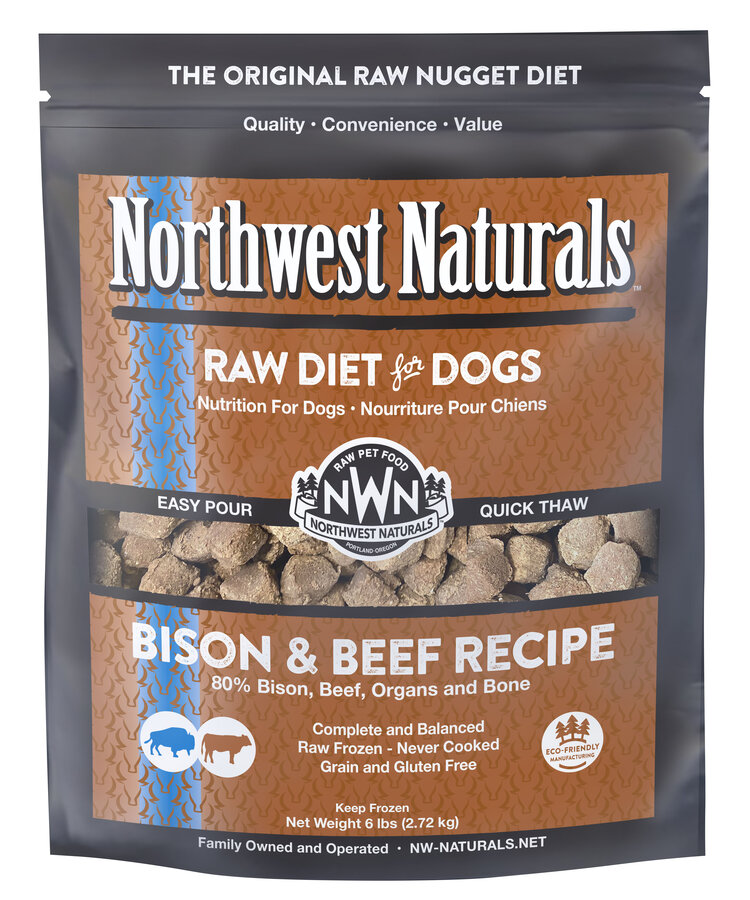 Northwest Naturals Northwest Naturals Nuggets Raw Diet for Dogs - Bison & Beef Recipe