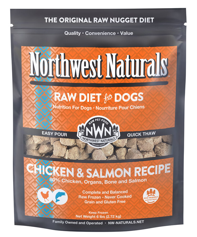 Northwest Naturals Northwest Naturals Nuggets Raw Diet for Dogs - Chicken & Salmon Recipe