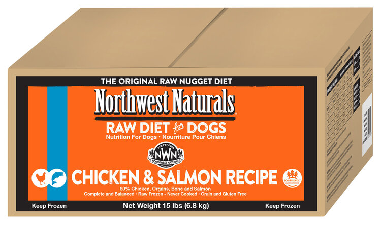 Northwest Naturals Northwest Naturals Nuggets Raw Diet for Dogs - Chicken & Salmon Recipe