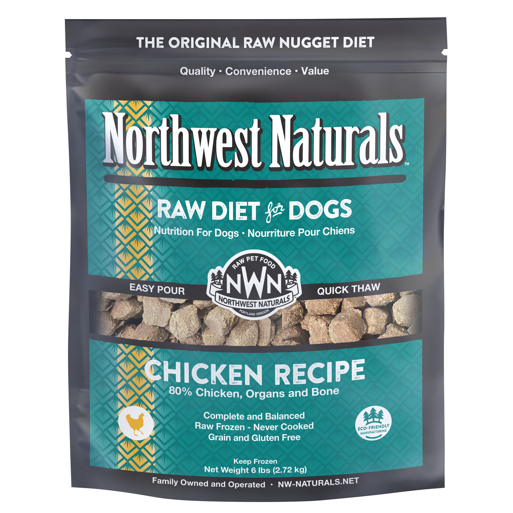 Northwest Naturals Northwest Naturals Nuggets Raw Diet for Dogs - Chicken Recipe