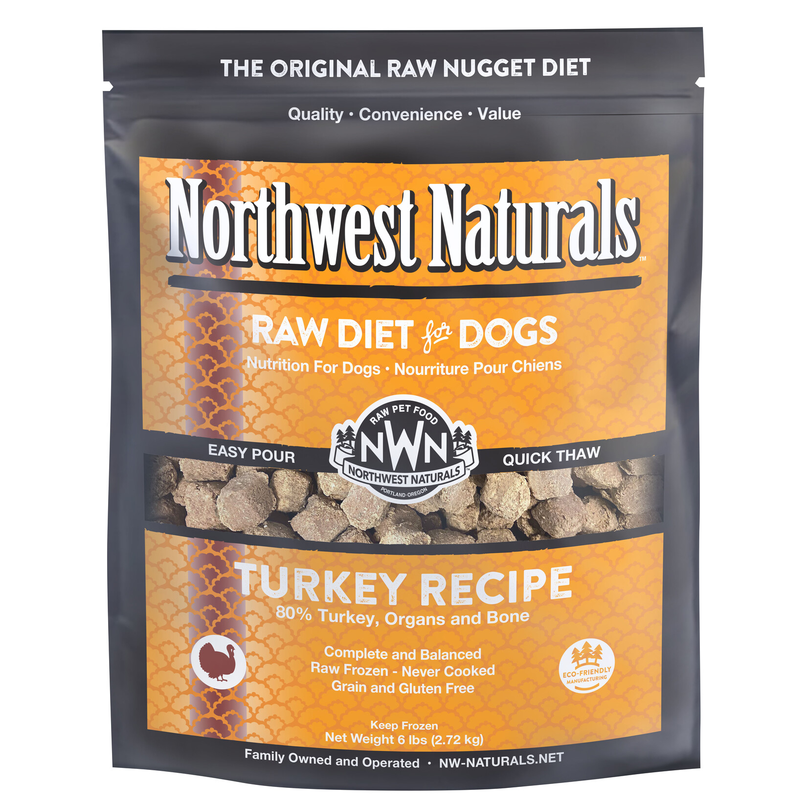 Northwest Naturals Northwest Naturals Nuggets Raw Diet for Dogs - Turkey Recipe