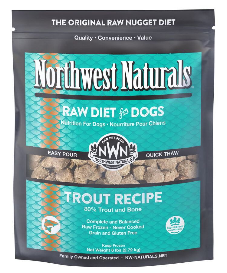 Northwest Naturals Northwest Naturals Nuggets Raw Diet for Dogs - Trout Recipe