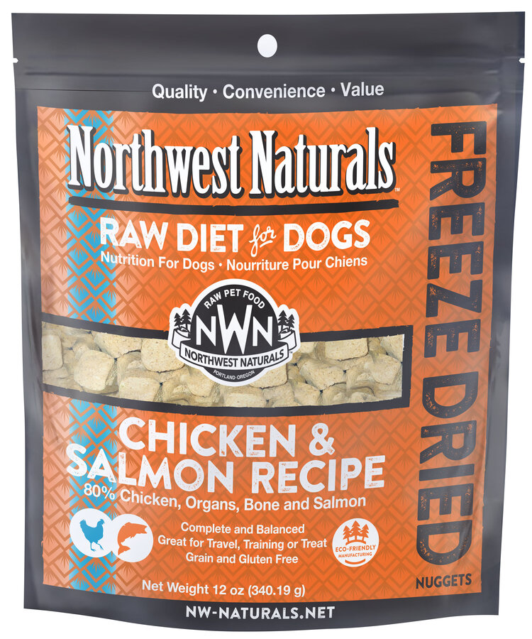 Northwest Naturals Northwest Naturals Raw Diet for Dogs - Freeze Dried Chicken & Salmon Recipe