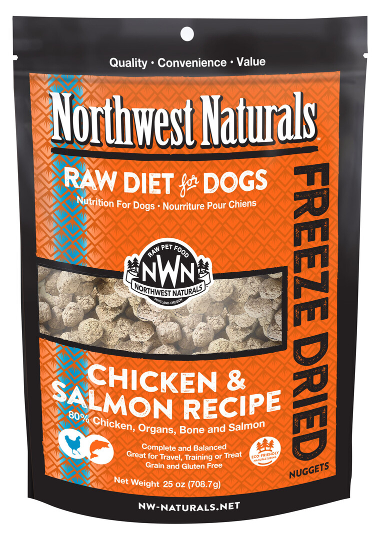 Northwest Naturals Northwest Naturals Raw Diet for Dogs - Freeze Dried Chicken & Salmon Recipe