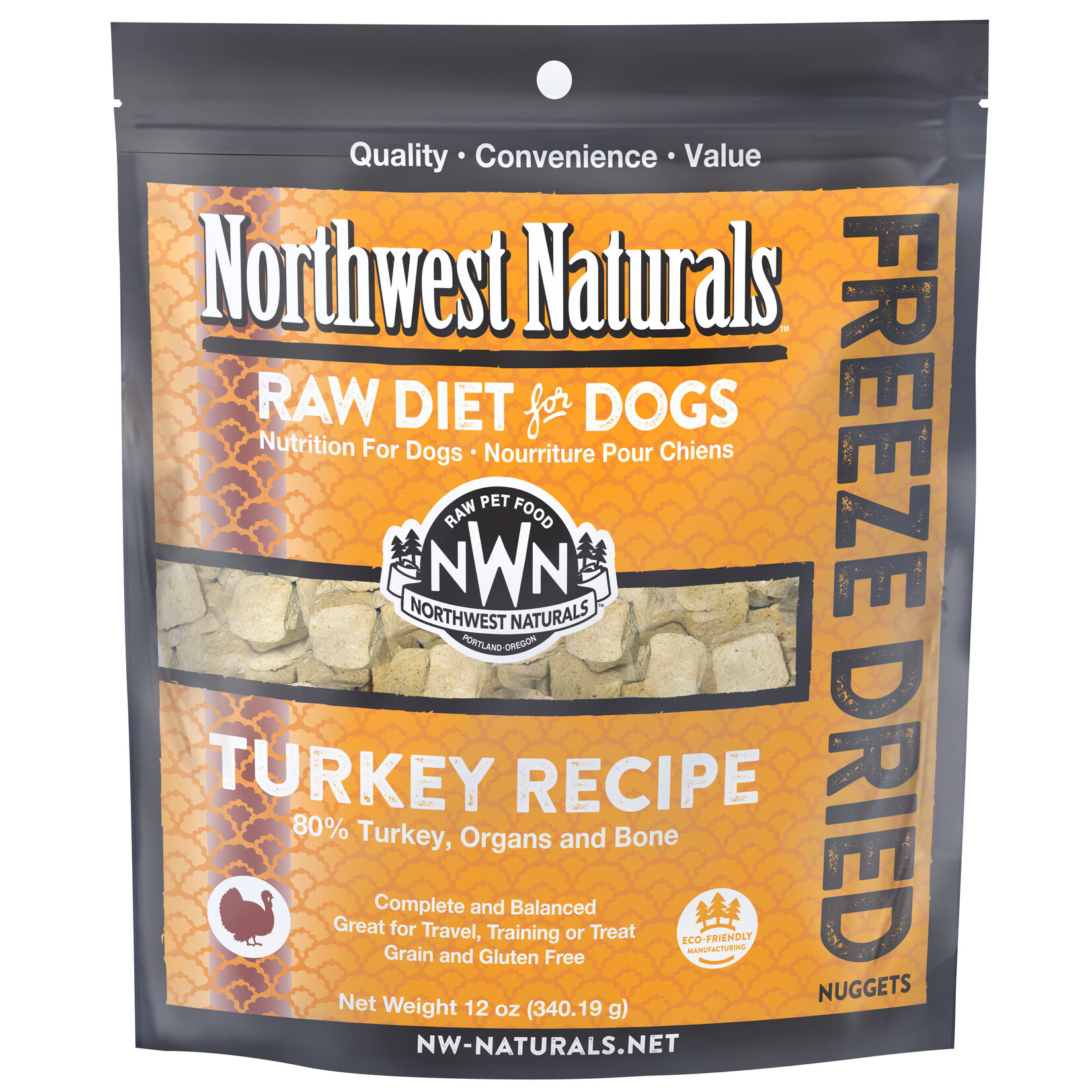 Northwest Naturals Northwest Naturals Raw Diet for Dogs - Freeze Dried Turkey Recipe