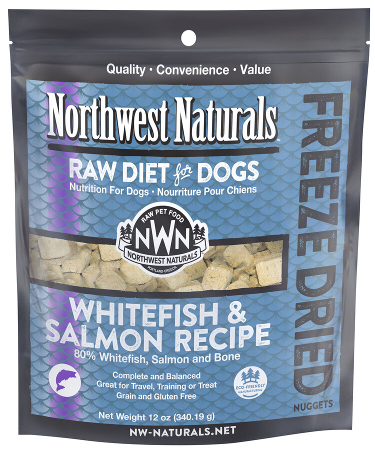 Northwest Naturals Northwest Naturals Raw Diet for Dogs - Freeze Dried Whitefish & Salmon Recipe