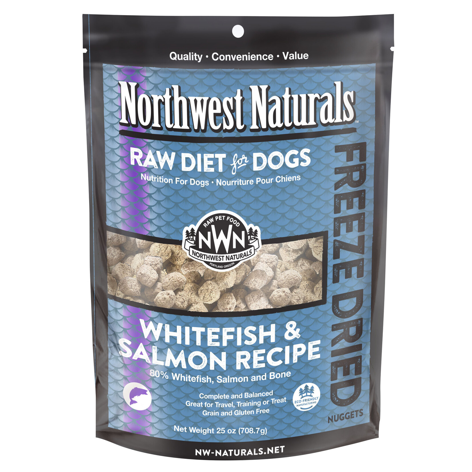 Northwest Naturals Northwest Naturals Raw Diet for Dogs - Freeze Dried Whitefish & Salmon Recipe