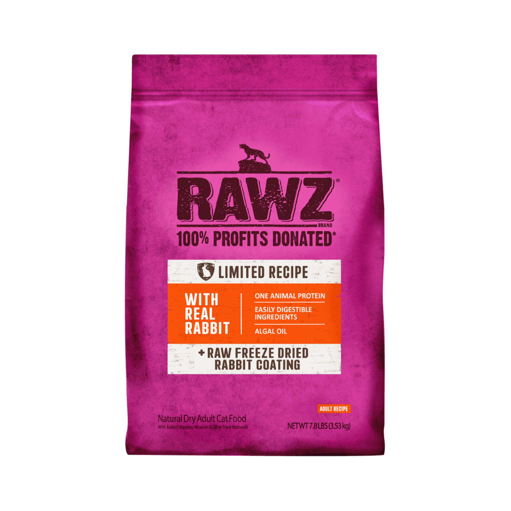 Rawz Natural Pet Food Rawz Natural Pet Food Limited Recipe with Real Rabbit Cat Food