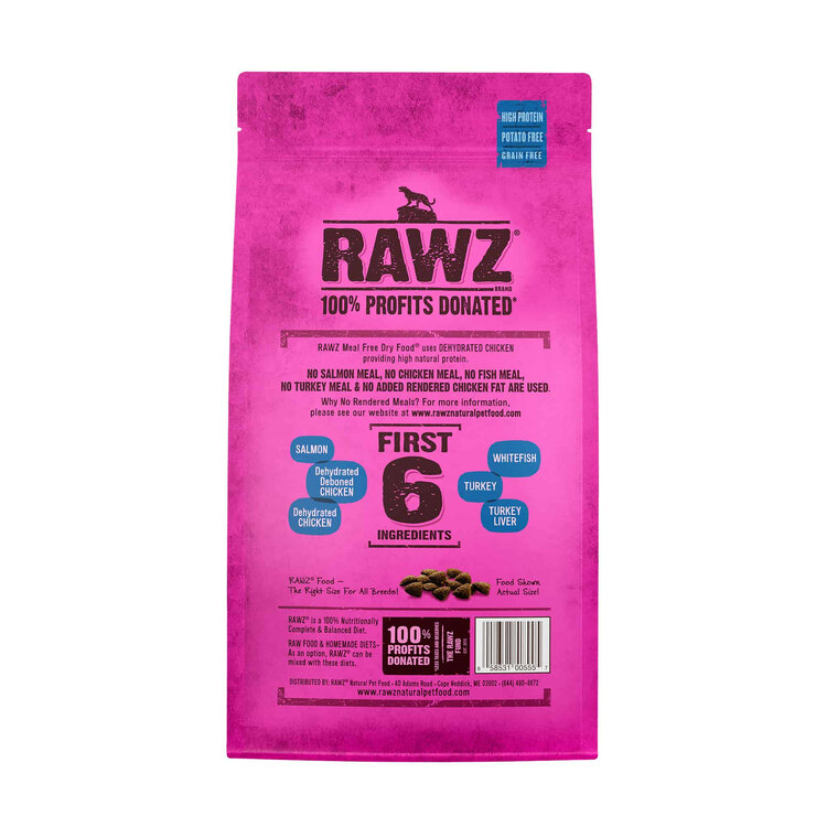 Rawz Natural Pet Food Rawz Natural Pet Food Salmon, Dehydrated Chicken & Whitefish Recipe Cat Food