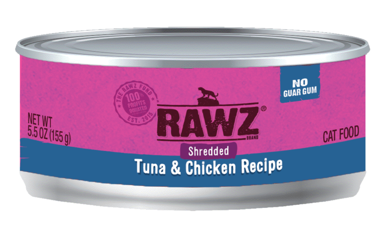 Rawz Natural Pet Food Rawz Natural Pet Food Shredded - Tuna & Chicken Recipe Cat Food