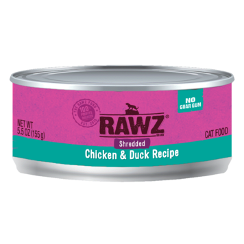 Rawz Natural Pet Food Rawz Natural Pet Food Shredded - Chicken & Duck Recipe Cat Food