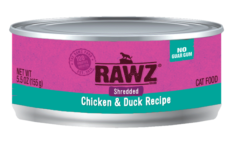 Rawz Natural Pet Food Rawz Natural Pet Food Shredded - Chicken & Duck Recipe Cat Food