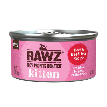 Rawz Natural Pet Food Rawz Natural Pet Food Kitten - Beef & Beef Liver Pâté Recipe Cat Food