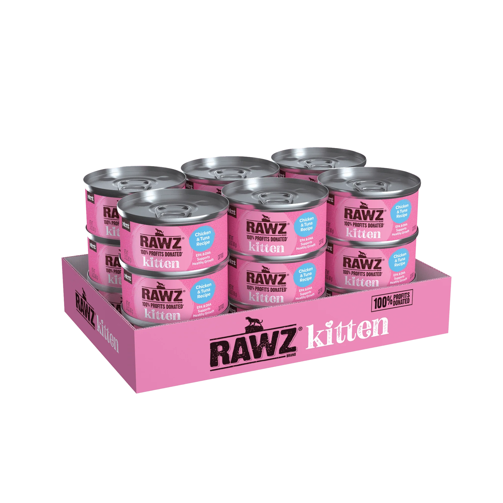 Rawz Natural Pet Food Rawz Natural Pet Food Kitten - Chicken & Tuna Pâté Recipe Cat Food