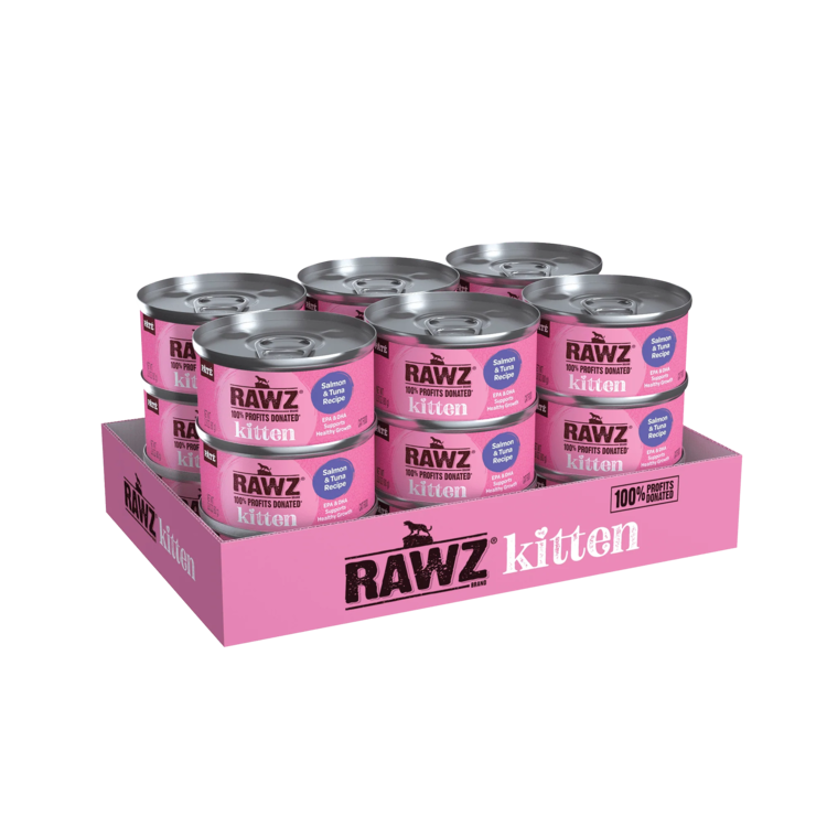 Rawz Natural Pet Food Rawz Natural Pet Food Kitten - Salmon & Tuna Pâté Recipe Cat Food