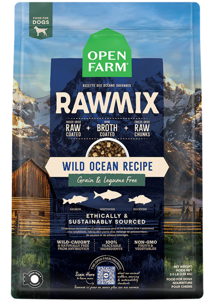 Open Farm Open Farm RawMix - Wild Ocean Grain-Free Recipe for Dogs