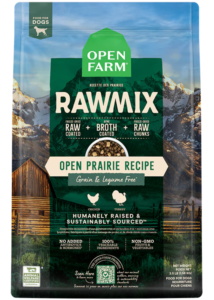 Open Farm Open Farm RawMix - Open Prairie Grain-Free Recipe for Dogs