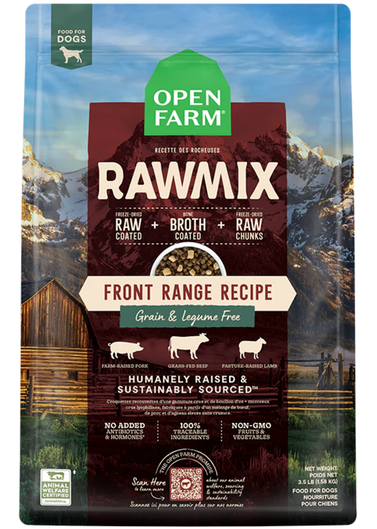 Open Farm Open Farm RawMix - Front Range Grain-Free Recipe for Dogs