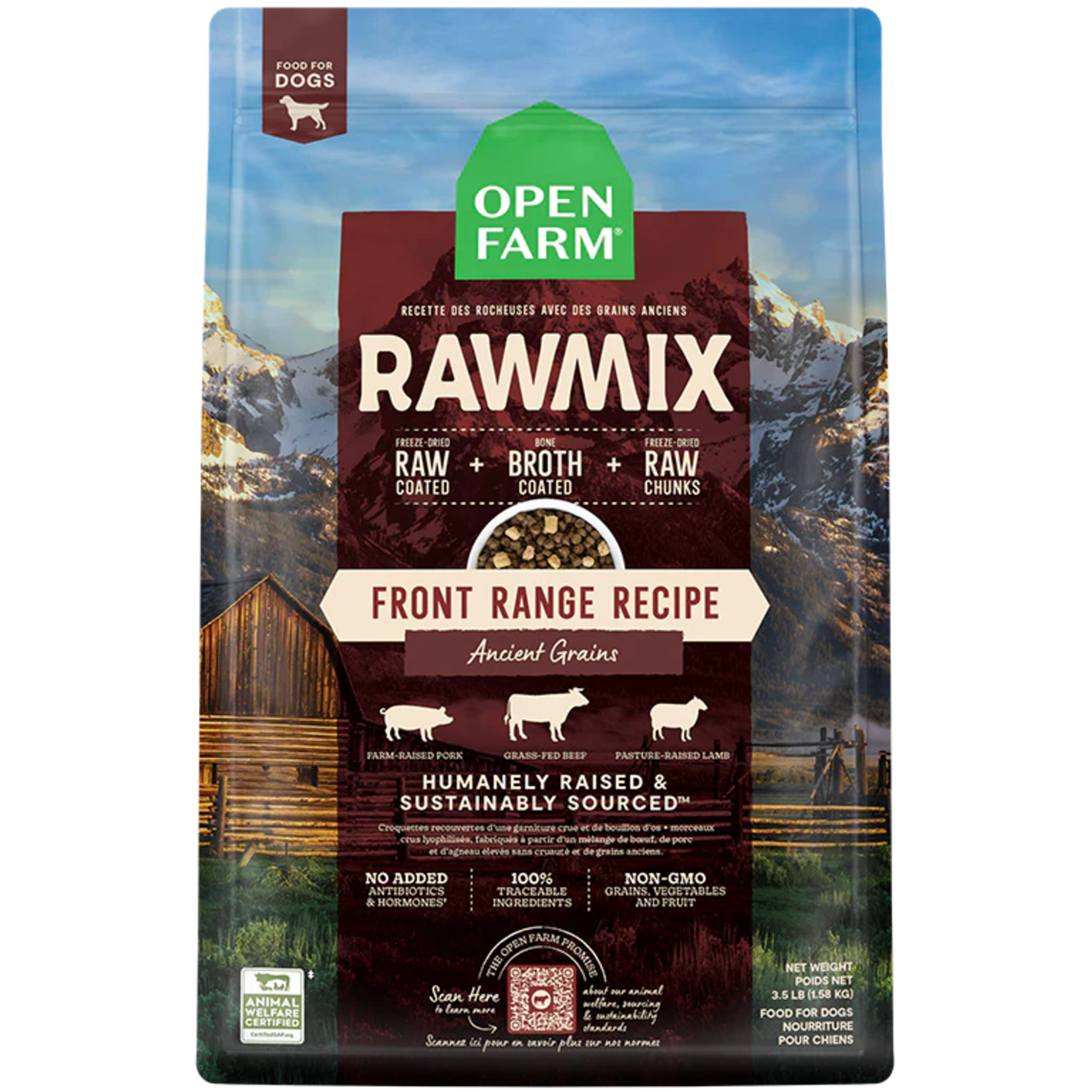 Open Farm Open Farm RawMix - Front Range Ancient Grains Recipe for Dogs