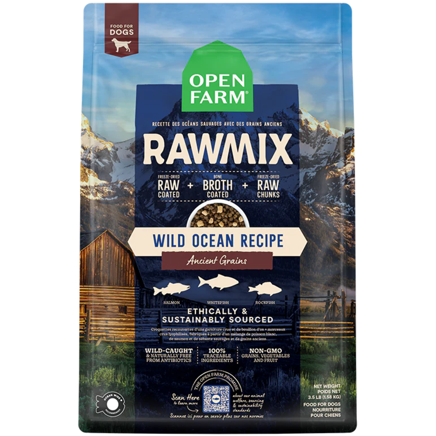 Open Farm Open Farm RawMix - Wild Ocean Ancient Grains Recipe for Dogs
