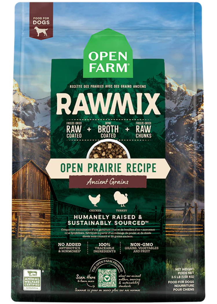 Open Farm Open Farm RawMix - Open Prairie Ancient Grains Recipe for Dogs