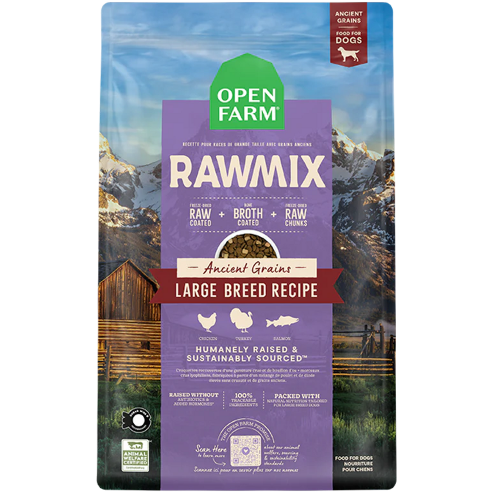Open Farm Open Farm RawMix - Large Breed Ancient Grains Recipe for Dogs