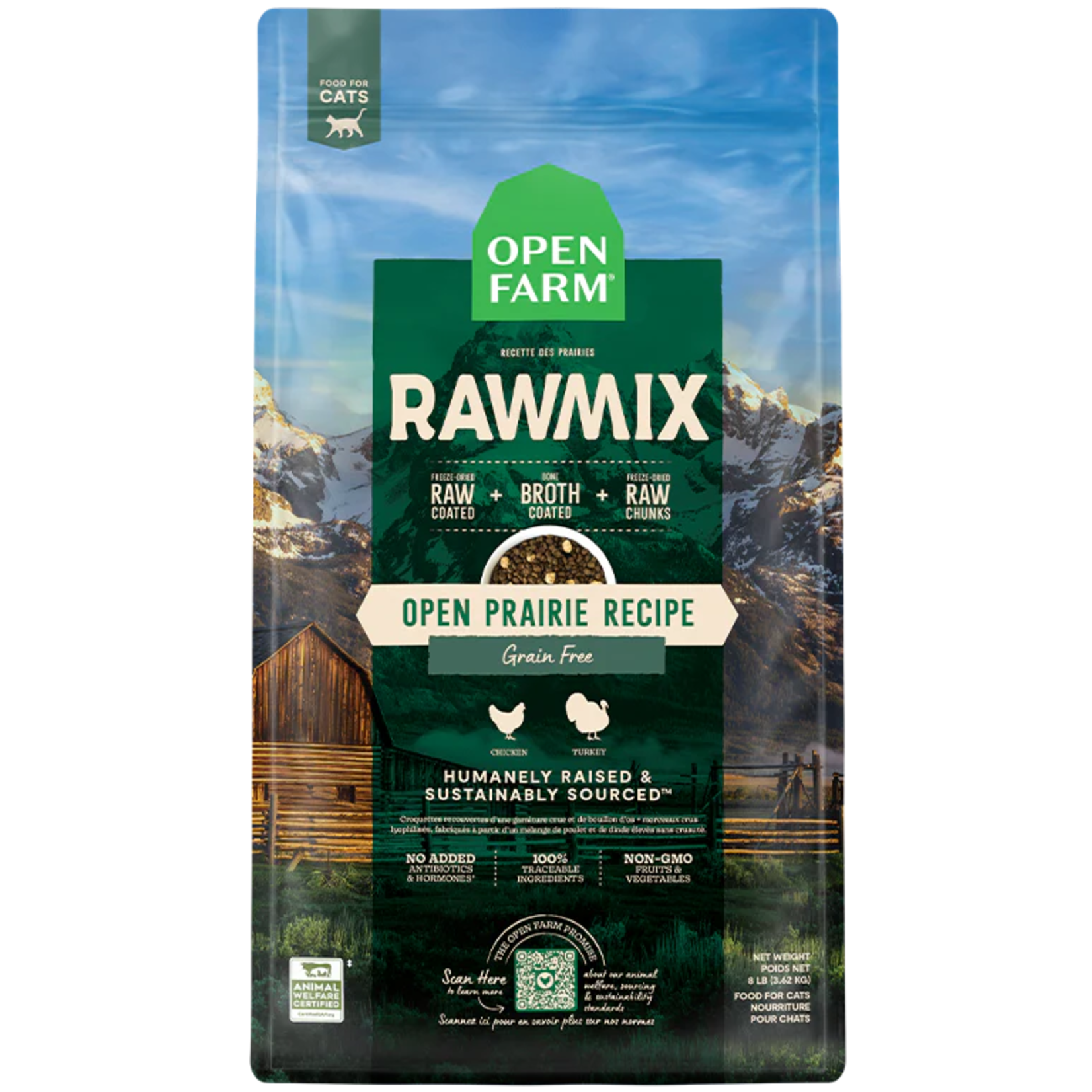 Open Farm Open Farm RawMix - Open Prairie Grain-Free Recipe for Cats