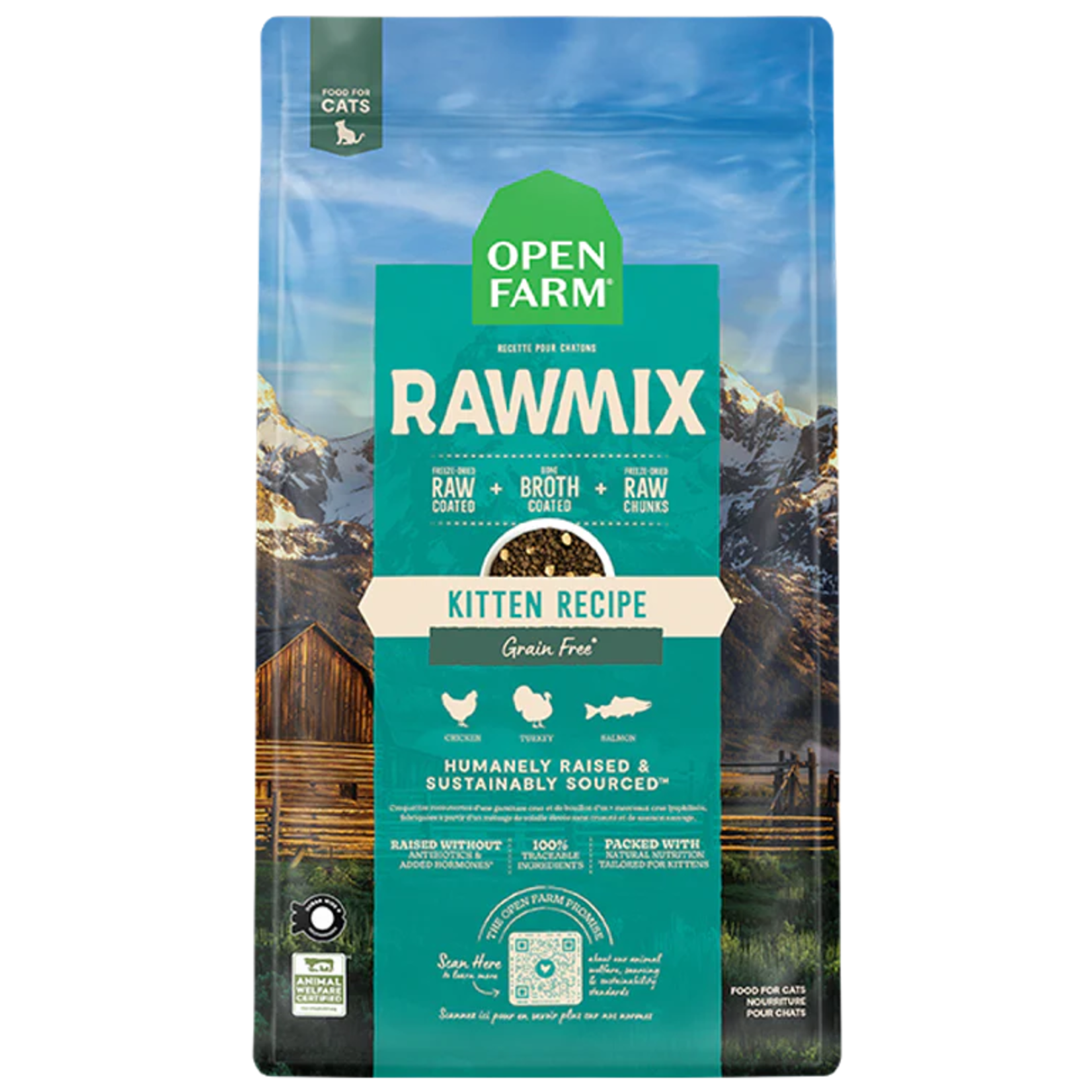 Open Farm Open Farm RawMix - Kitten Grain-Free Recipe for Cats