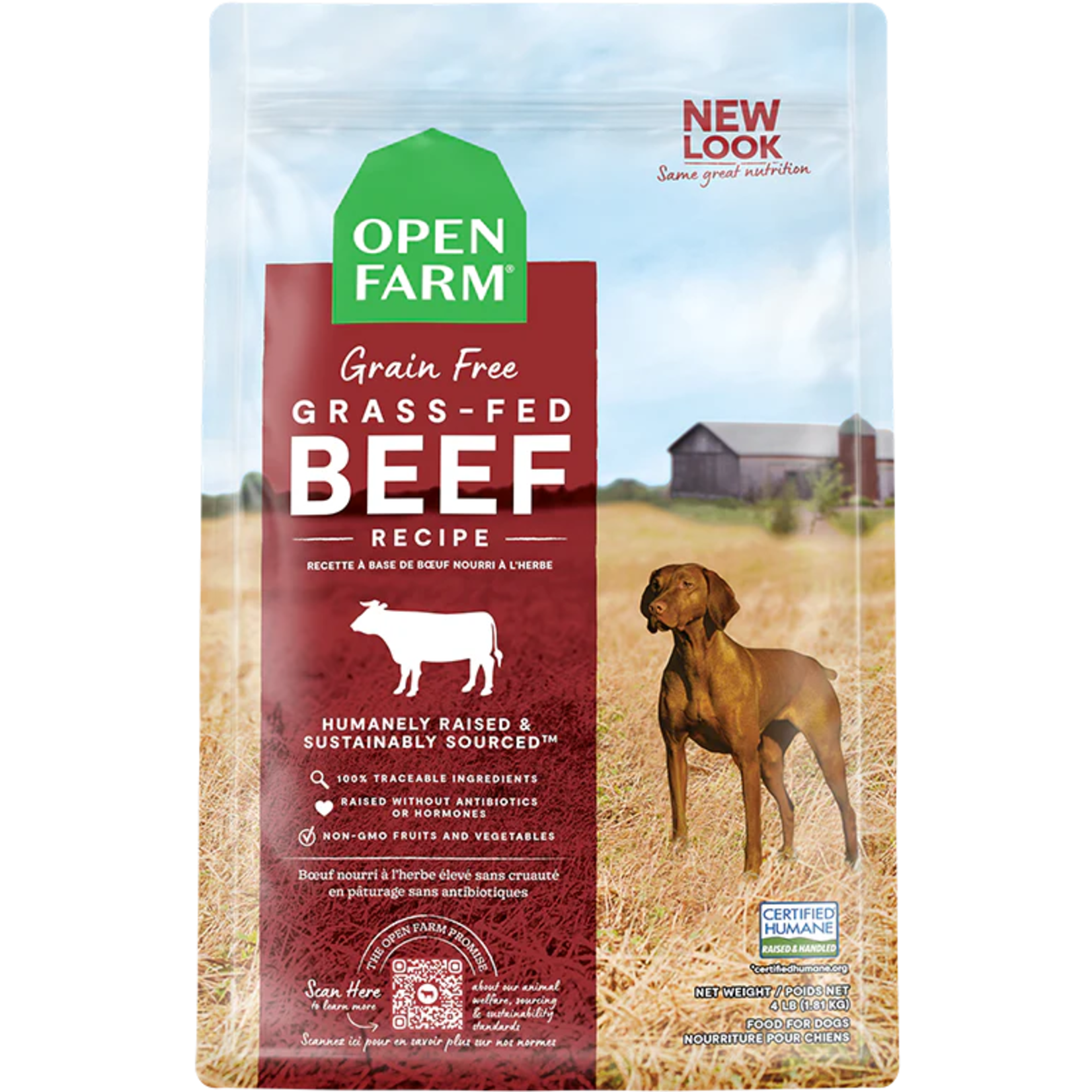 Open Farm Open Farm Grass-Fed Beef Recipe for Dogs