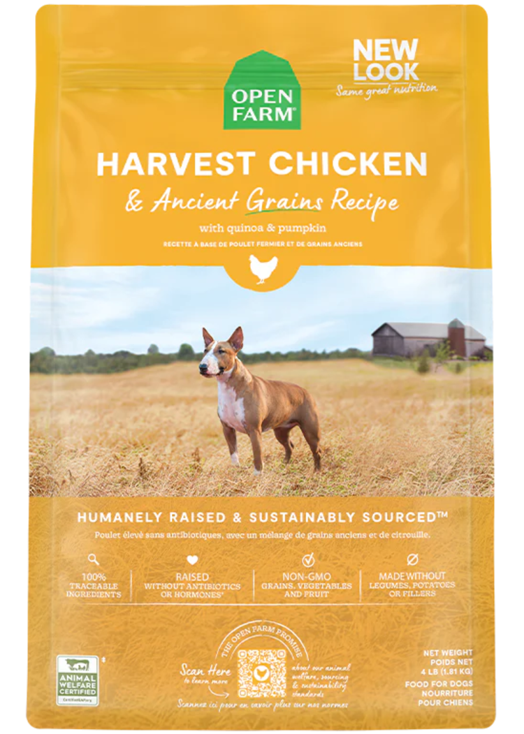 Open Farm Open Farm Harvest Chicken & Ancient Grains Recipe for Dogs
