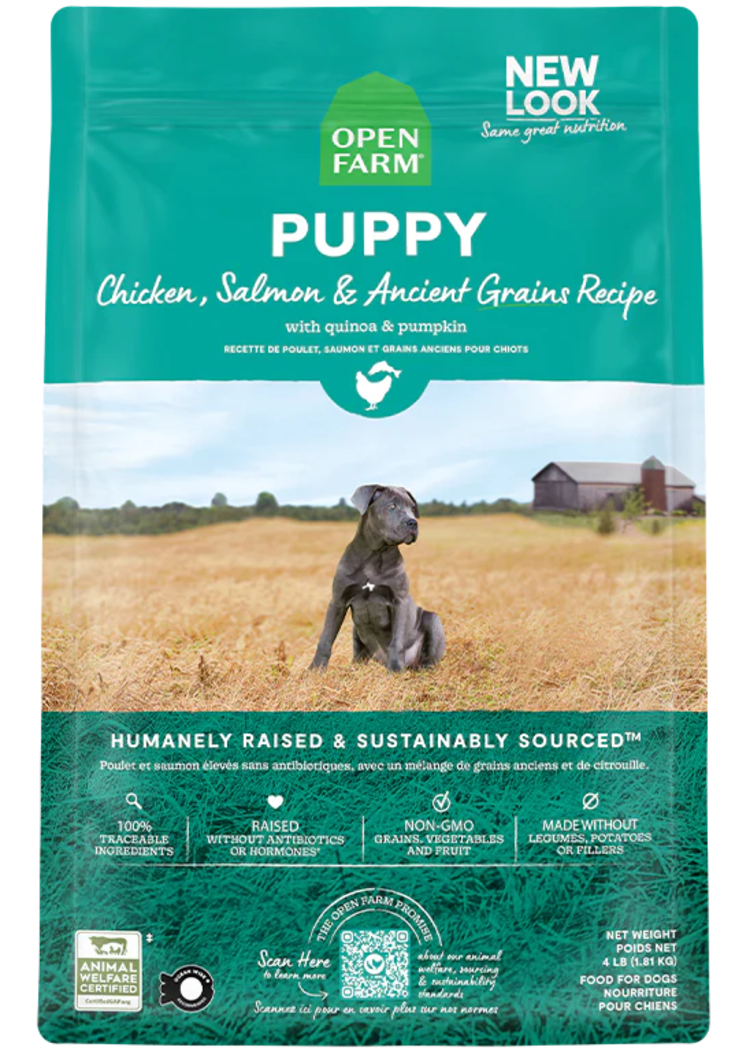 Open Farm Open Farm Puppy Chicken, Salmon & Ancient Grains Recipe for Dogs