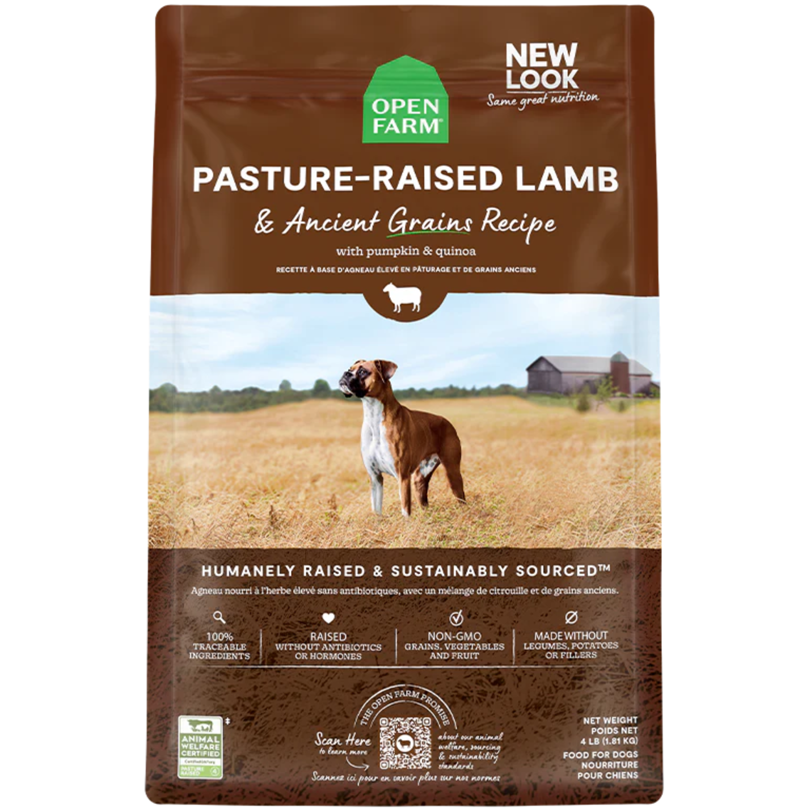 Open Farm Open Farm Pasture-Raised Lamb & Ancient Grains Recipe for Dogs