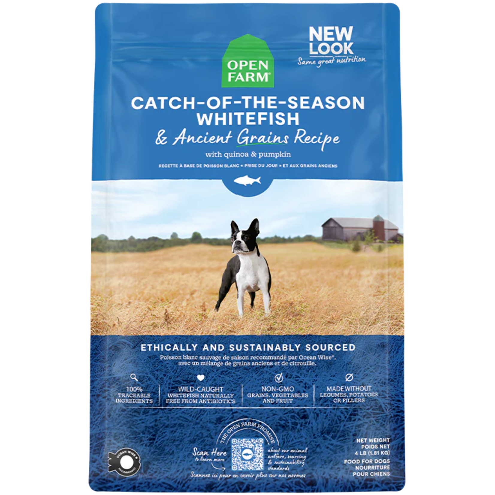 Open Farm Open Farm Catch-of-the-Season Whitefish & Ancient Grains Recipe for Dogs
